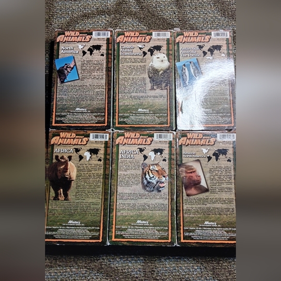 WILD ABOUT ANIMALS VHS TAPES - Picture 2 of 16